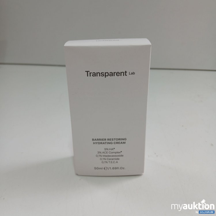 Artikel Nr. 815408: Transparent Lab Barrier Restoring Hydrating Cream 50ml