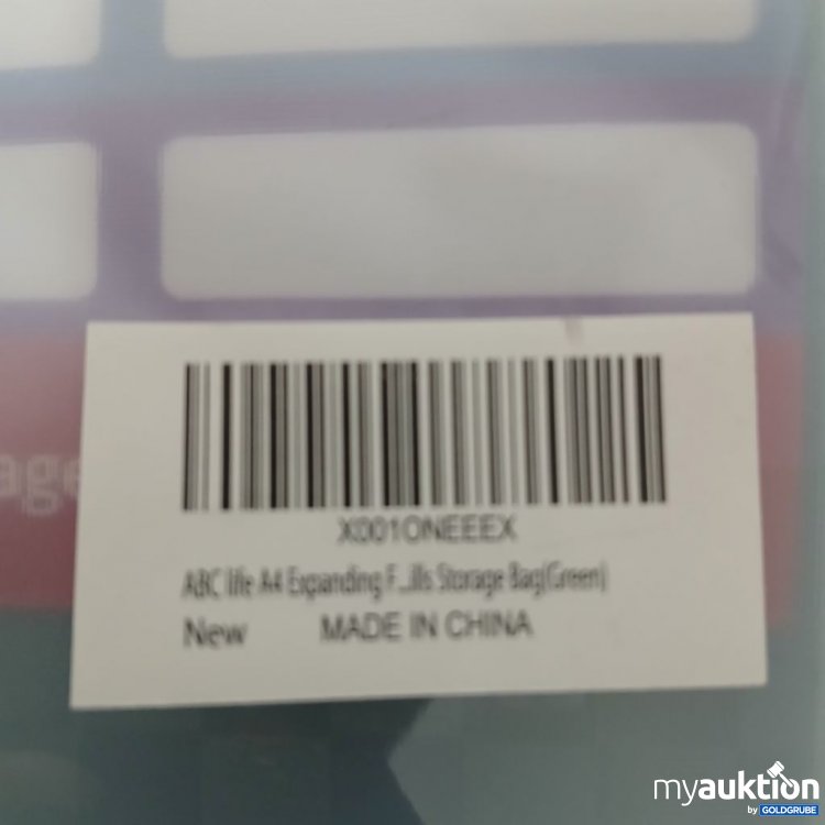 Artikel Nr. 918408: ABC Life A4 Expanding File Storage Bag (Green)
