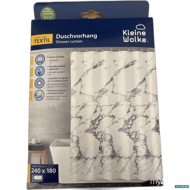 Artikel Nr. 921408: Kleine Wolke Duschvorhang Marble 240 x 180 cm