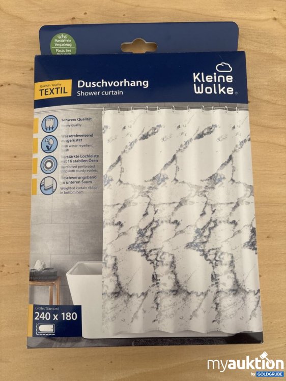 Artikel Nr. 921408: Kleine Wolke Duschvorhang Marble 240 x 180 cm