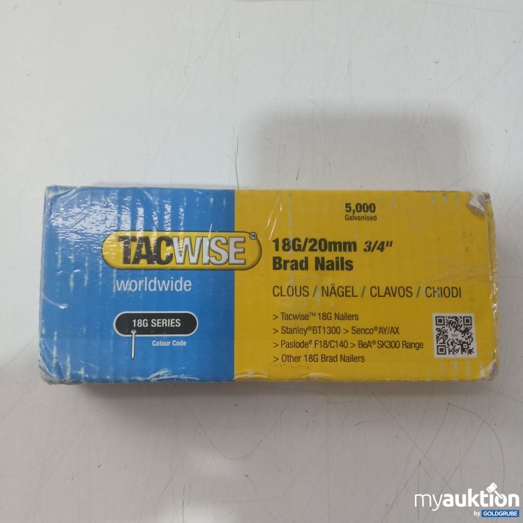 Artikel Nr. 933408 Artikel Nr. 933408: TacWise Nägel 18G/20mm 5000Stk