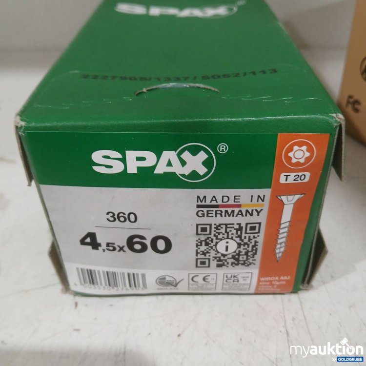 Artikel Nr. 934408 Artikel Nr. 934408: SPAX Schrauben 4,5x60