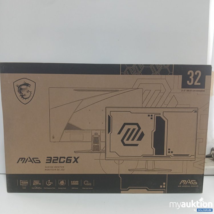 Artikel Nr. 971408 Artikel Nr. 971408: MAG 32C6X Gaming Monitor 31,5"