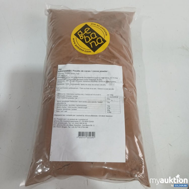 Artikel Nr. 979408 Artikel Nr. 979408: Gebana Kakaopulver 1kg