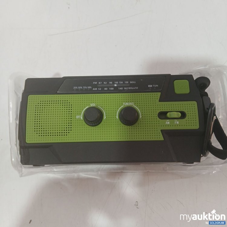 Artikel Nr. 993408 Artikel Nr. 993408: ICAMI Hand Crank Radio MD-090P 3.7V