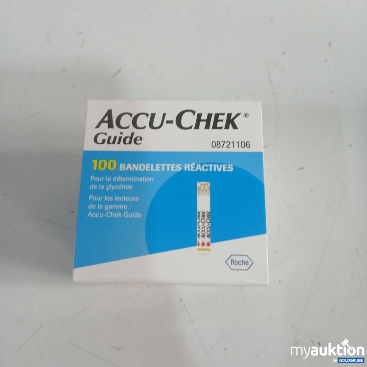 Artikel Nr. 461409 Artikel Nr. 461409: Accu-Check Guide 100Bandelettes Reactives
