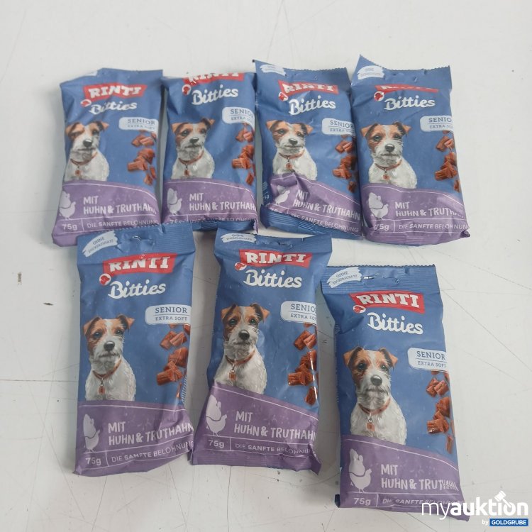 Artikel Nr. 466409: Rinti  Bitties Senior Hundesnack mit Huhn & Truthahn 75 g