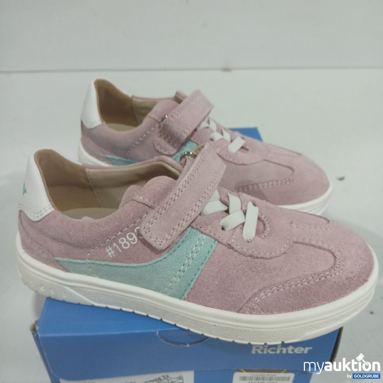 Artikel Nr. 525409: Richter Kinderschuhe Velour cameo/lurquise/white 