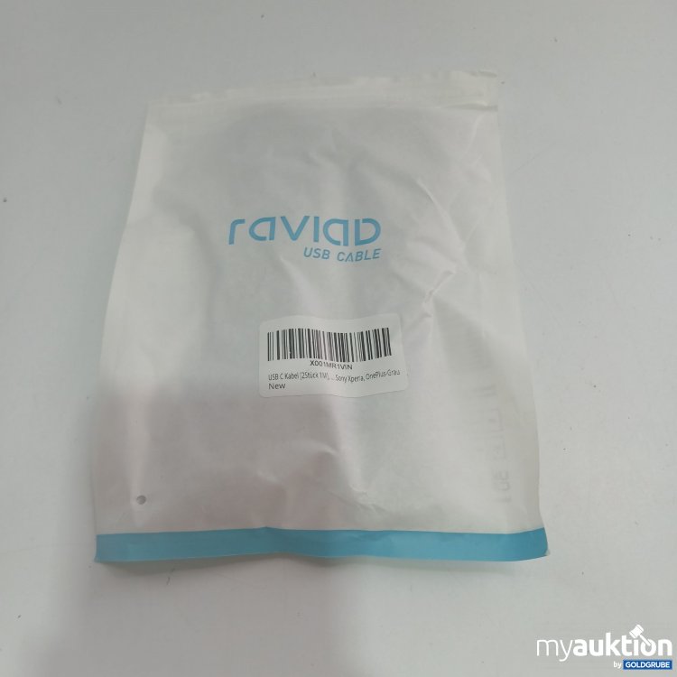 Artikel Nr. 825409 Artikel Nr. 825409: Raviad USB C Kabel 2x 1m