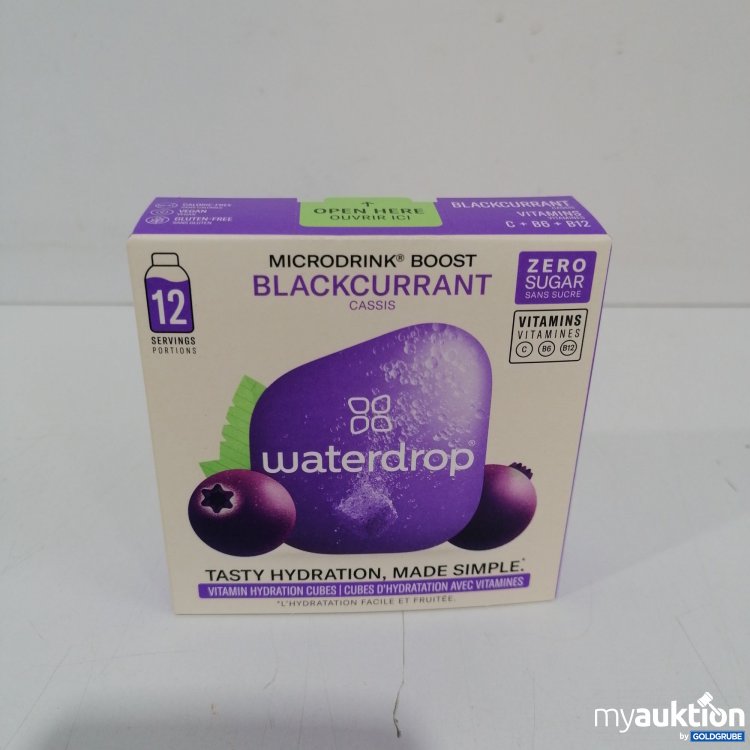 Artikel Nr. 850409 Artikel Nr. 850409: Waterdrop Black Currant 12x