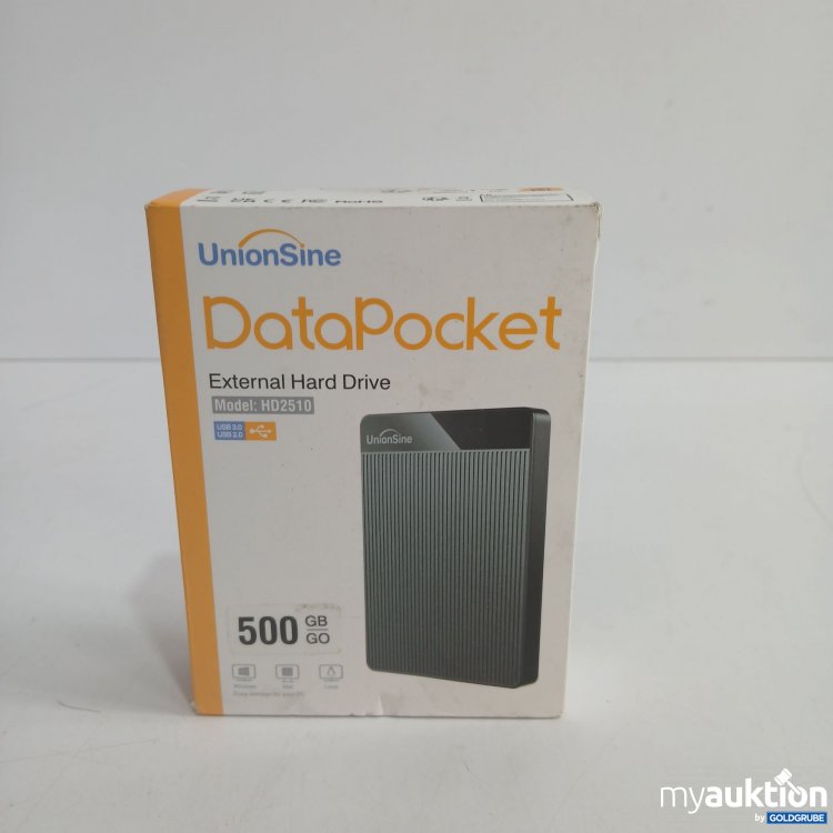 Artikel Nr. 856409 Artikel Nr. 856409: UnionSine DataPocket External Hard Drive HD2510