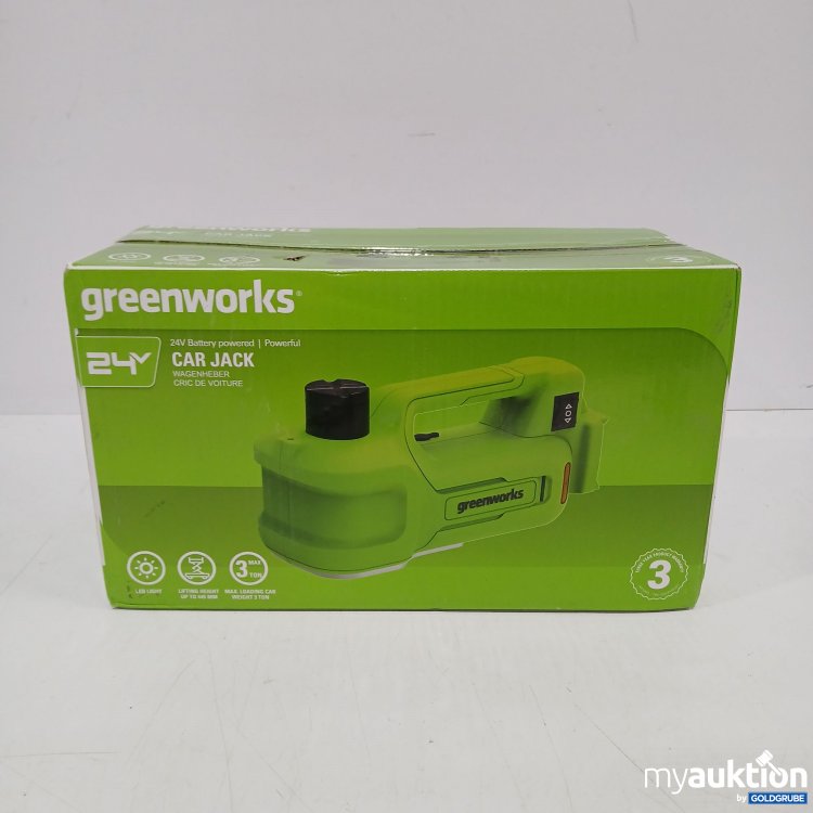 Artikel Nr. 872409 Artikel Nr. 872409: Greenworks Wagenheber 24 V Battery Power