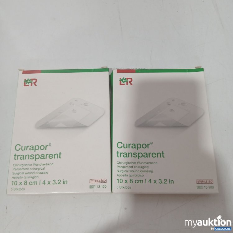 Artikel Nr. 984409 Artikel Nr. 984409: LR Curapor Transparent Wundverband 10x8cm 2Stk 5 Stück
