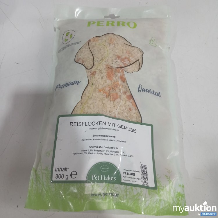 Artikel Nr. 988409 Artikel Nr. 988409: Perro Reisflocken mit Gemüse 800g
