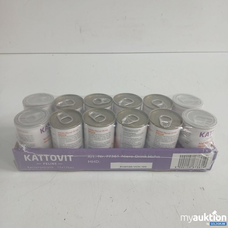 Artikel Nr. 990409: Kattovit Niere Drink Huhn 12x135ml 