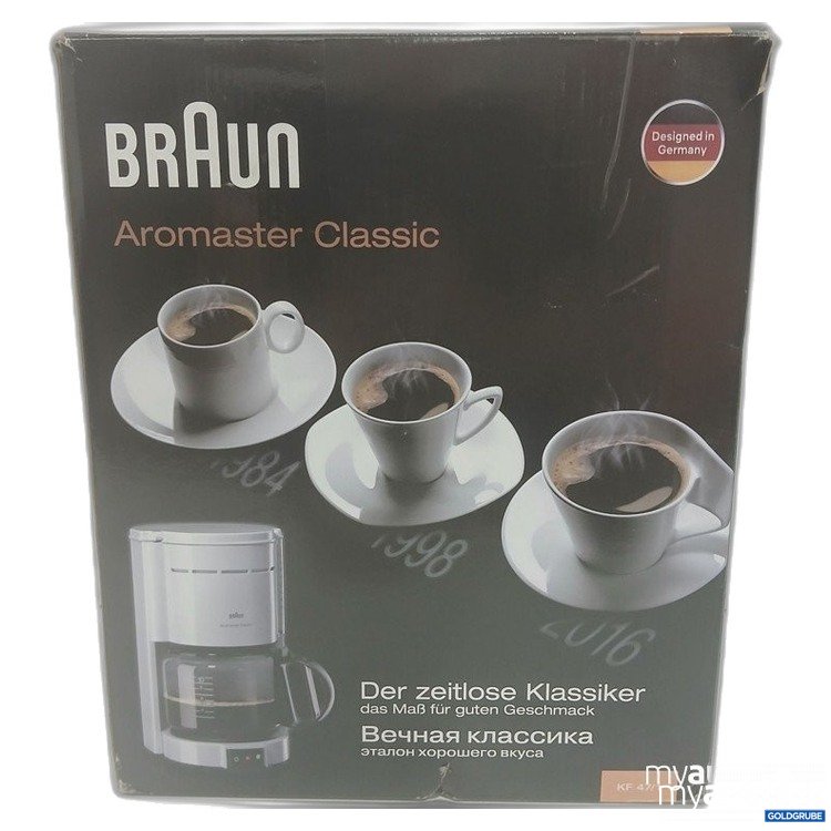 Artikel Nr. 992409 Artikel Nr. 992409: Braun Aromaster Classic KF 47/1 weiß