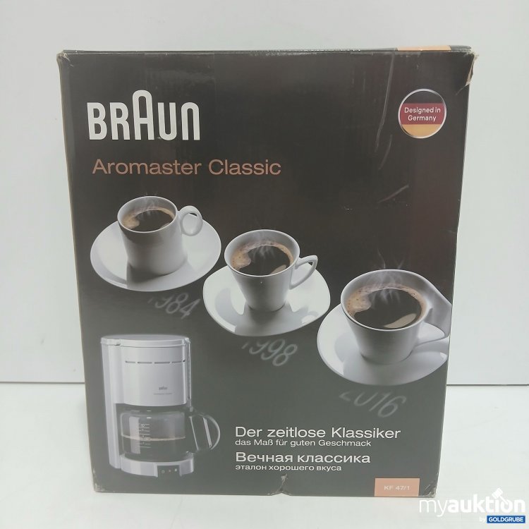 Artikel Nr. 992409: Braun Aromaster Classic KF 47/1 weiß