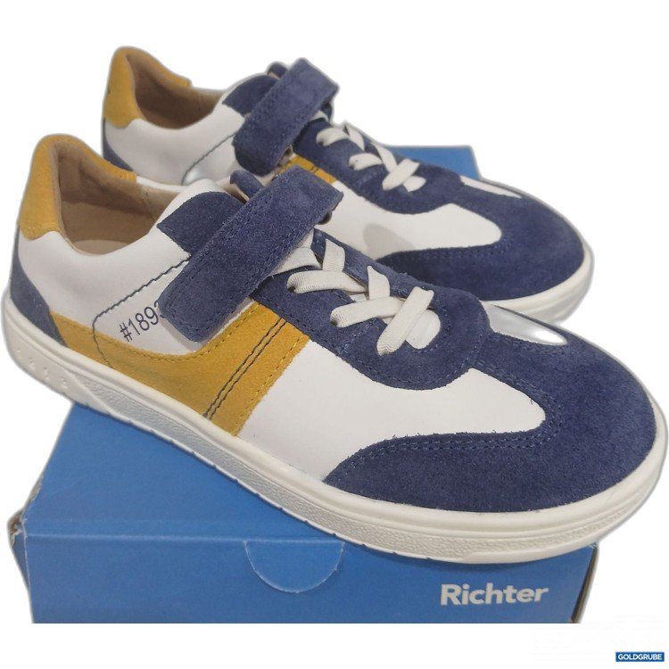 Artikel Nr. 525410: Richter Kinderschuhe Glattleder/Velour white/nautical/mais 