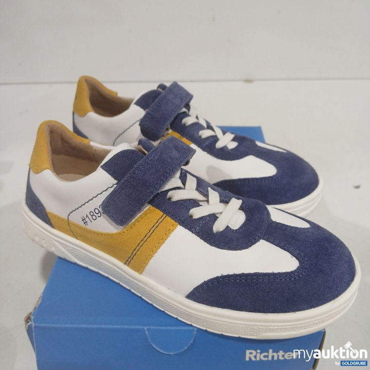 Artikel Nr. 525410: Richter Kinderschuhe Glattleder/Velour white/nautical/mais 