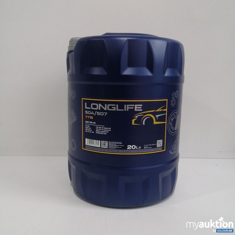 Artikel Nr. 855410 Artikel Nr. 855410: Longlife 504/507 7715 SAE 5W-30, 20L