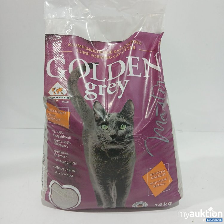 Artikel Nr. 866410: Golden grey Katzenstreu mit Babypuderduft 14kg 