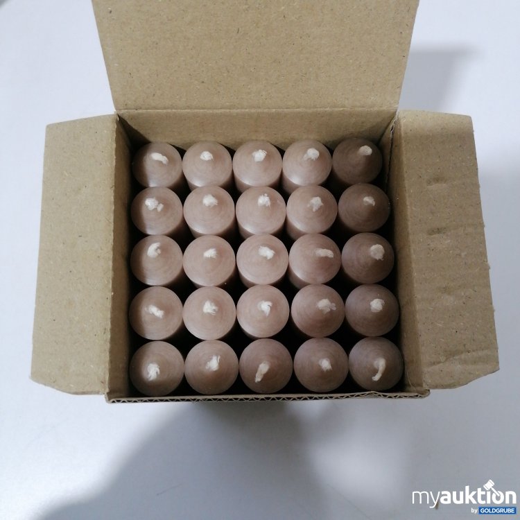 Artikel Nr. 875410 Artikel Nr. 875410: Kerzenfarm Stabkerzen 25Stk beige