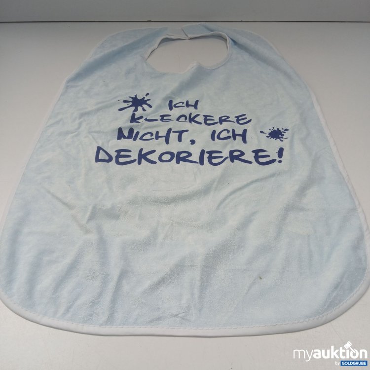 Artikel Nr. 912410 Artikel Nr. 912410: Lätzchen Erwachsene "Ich kleckere nicht, ich dekoriere"