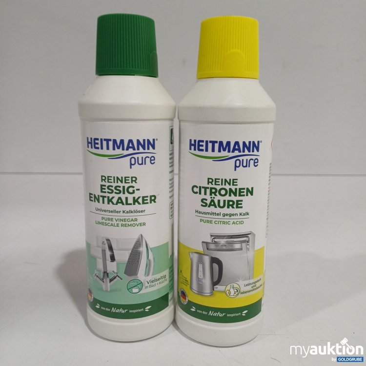 Artikel Nr. 962410: Heitmann Pure Essig Entkalker / Citronen Säure 2x500ml
