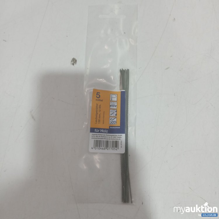 Artikel Nr. 992410: Heckenrose Laubsägeblätter 130mm Stärke 5 mittel 12Stk 