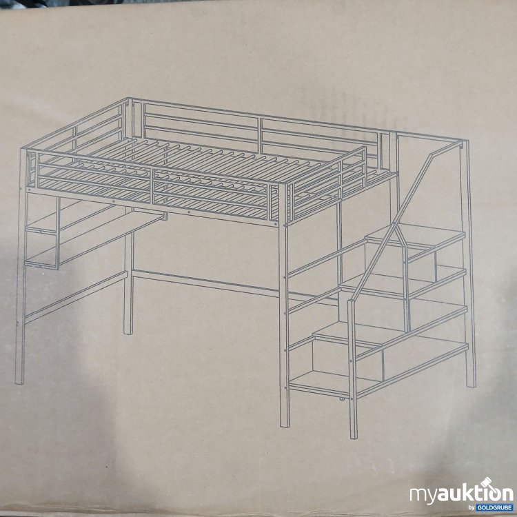 Artikel Nr. 441411: Hochbetr 140x200cm N636P243744K 