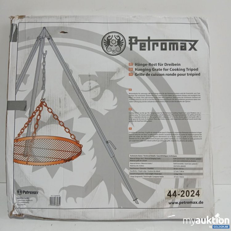 Artikel Nr. 442411: Petromax Hänge-Rost für Dreibein 44-2024
