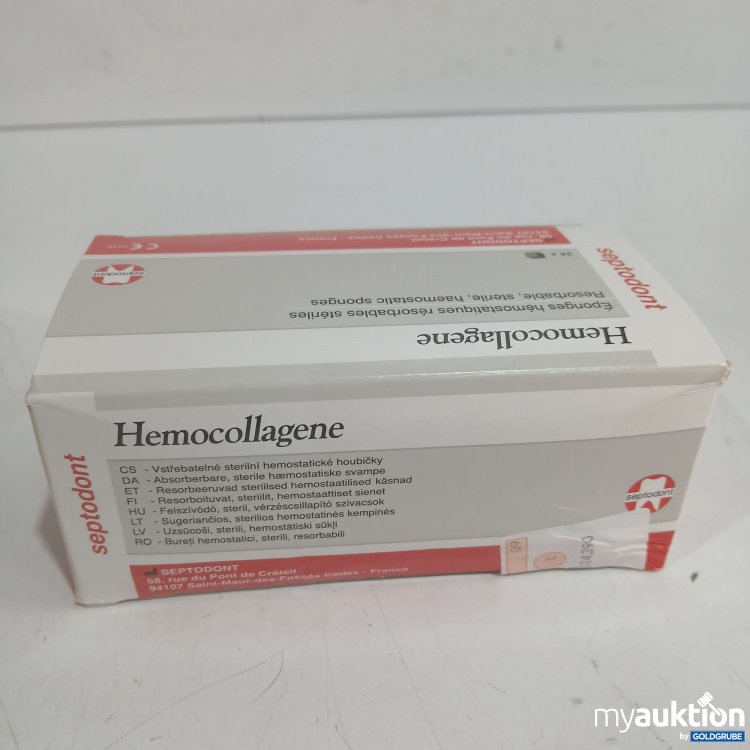 Artikel Nr. 444411 Artikel Nr. 444411: Septodont Hemocollagene 24x