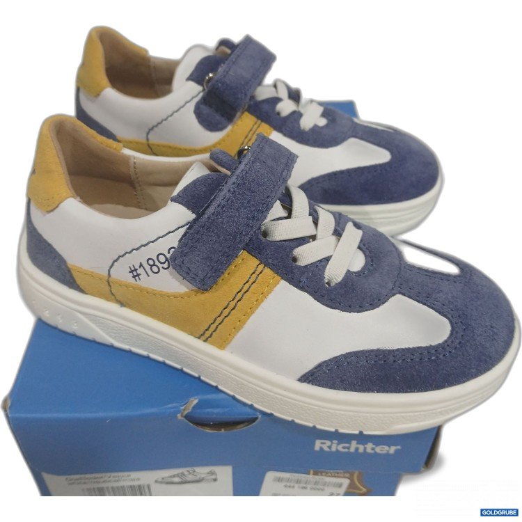 Artikel Nr. 525411: Richter Kinderschuhe Glattleder/Velour white/nautical/mais 