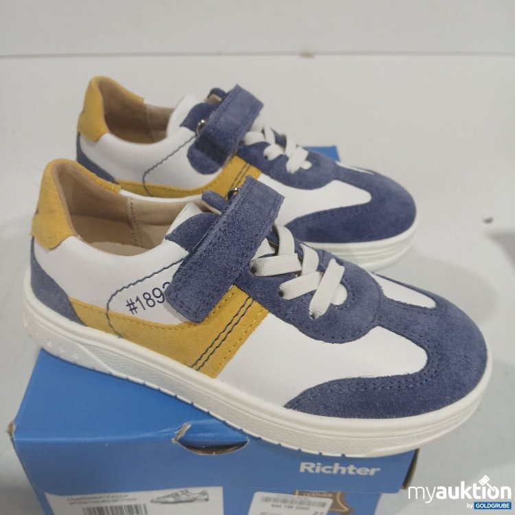 Artikel Nr. 525411: Richter Kinderschuhe Glattleder/Velour white/nautical/mais 