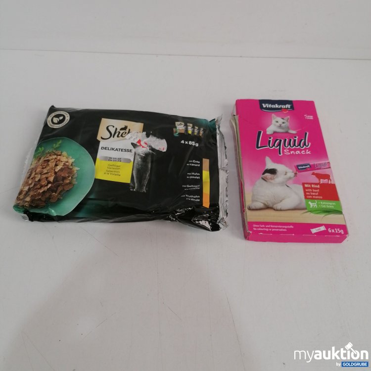 Artikel Nr. 844411: Katzenfutter Sheba 4x85g und VitaKraft Liquid 6x15g