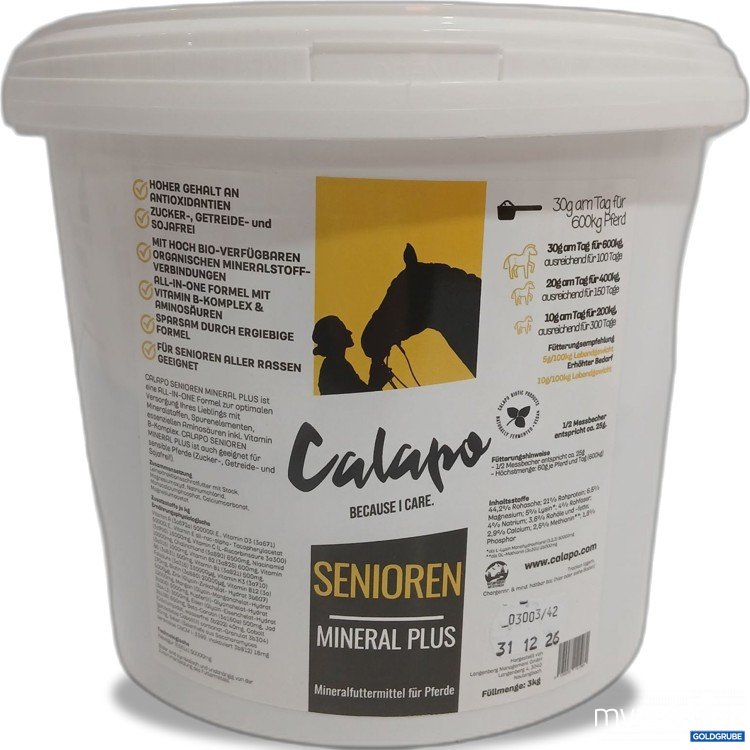 Artikel Nr. 897411 Artikel Nr. 897411: Calapo Senioren Mineral Plus 3kg