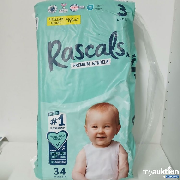 Artikel Nr. 918411: Rascals Premium-Windeln Größe 3