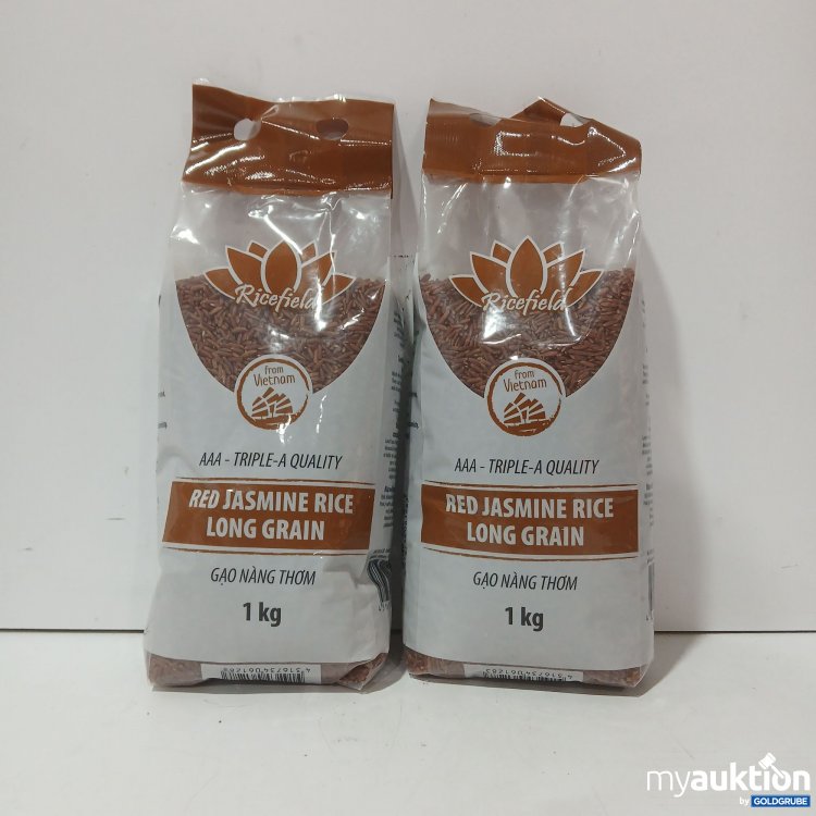 Artikel Nr. 970411 Artikel Nr. 970411: Ricefield Red Jasmine Rice Long Grain 2×1Kg