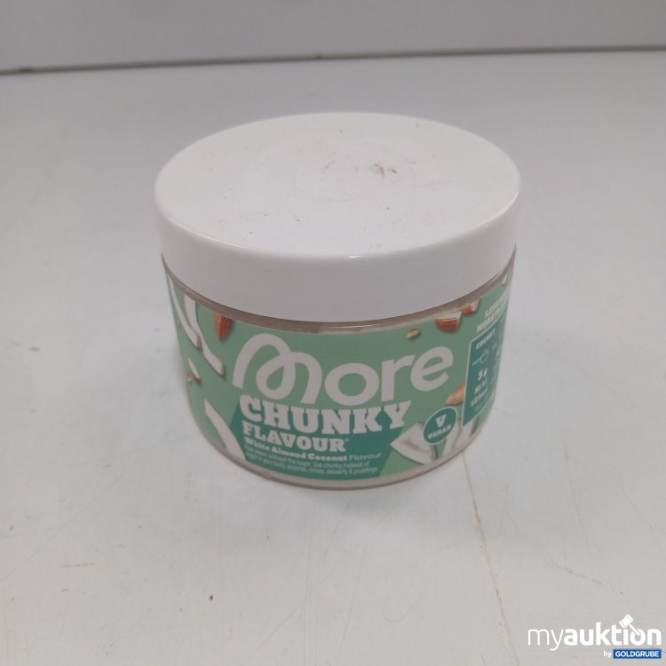 Artikel Nr. 980411 Artikel Nr. 980411: More Chunky Flavour White Almond Coconut Flavour 150g