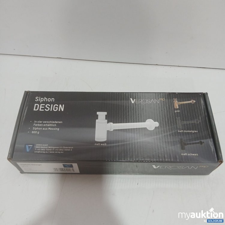 Artikel Nr. 992411: Verosan Pro Siphon Design Gold SIP05GOL2265