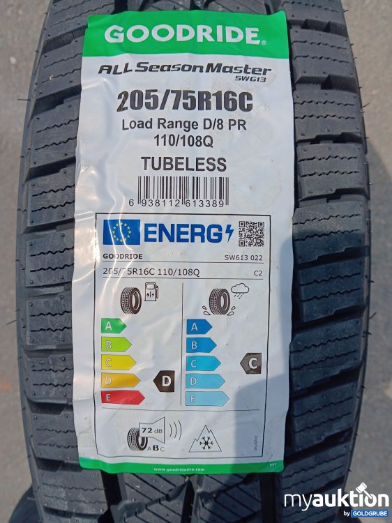 Artikel Nr. 440412 Artikel Nr. 440412: Goodride all Season Master SW613 Load Range D/8 PR 110/108Q 205/75R16C