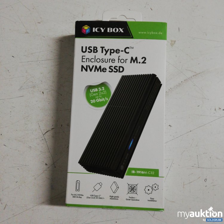 Artikel Nr. 717412: ICY Box USB Type-C Enclosure for M.2 NVMe SSD