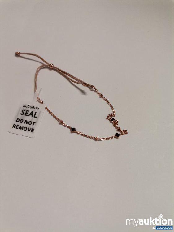 Artikel Nr. 786412 Artikel Nr. 786412: Armband Kleeblätter zw. Beads rose vergoldet