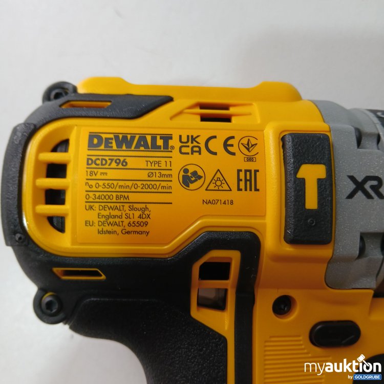 Artikel Nr. 862412: DeWalt Akku Bohrer DCF796 Type11