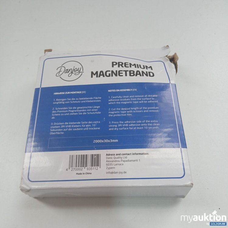 Artikel Nr. 902412: 3M Premium Magnetband 2000x30x3mm
