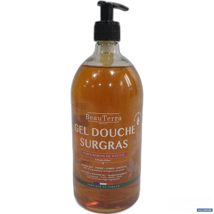 Artikel Nr. 962412 Artikel Nr. 962412: BeauTerra Gel Douche Surgras Parfum Bois de Santal 1L