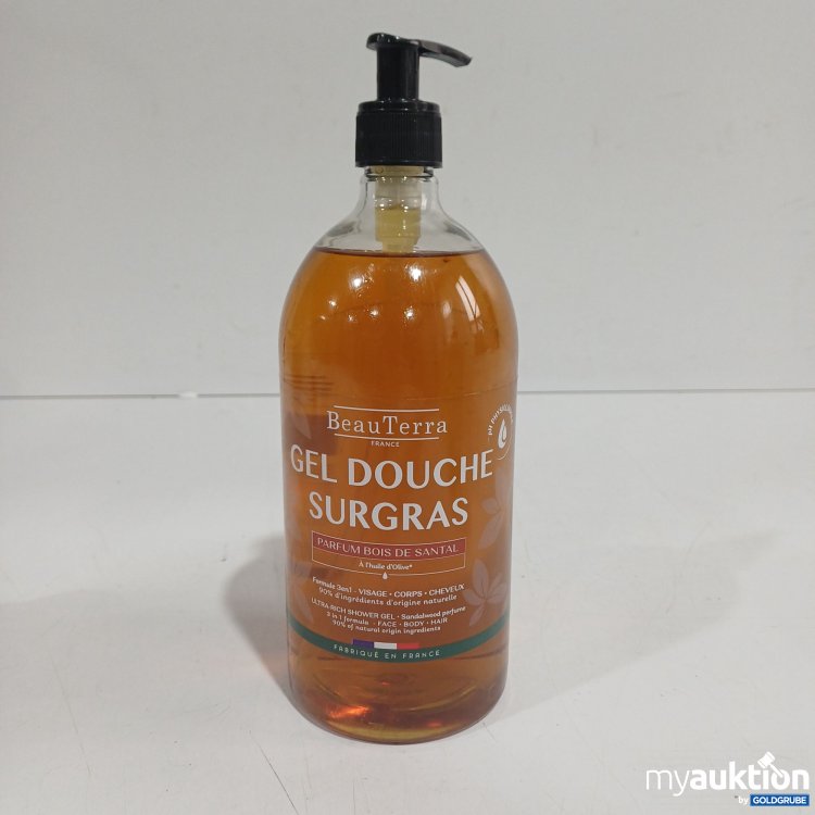 Artikel Nr. 962412 Artikel Nr. 962412: BeauTerra Gel Douche Surgras Parfum Bois de Santal 1L