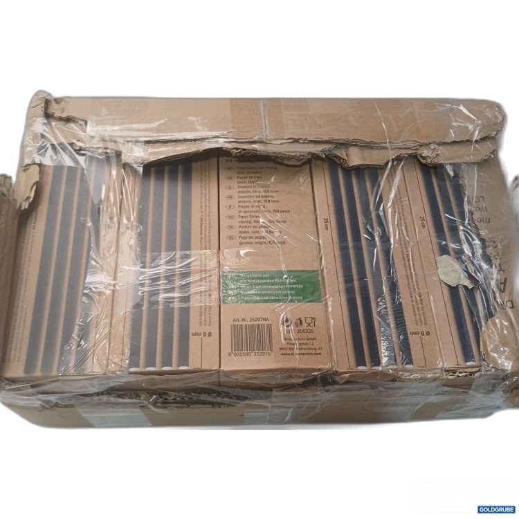 Artikel Nr. 995412 Artikel Nr. 995412: Trinkhalme aus Papier schwarz Art. Nr. 25207NA 25cm je 150Stk 5Stk
