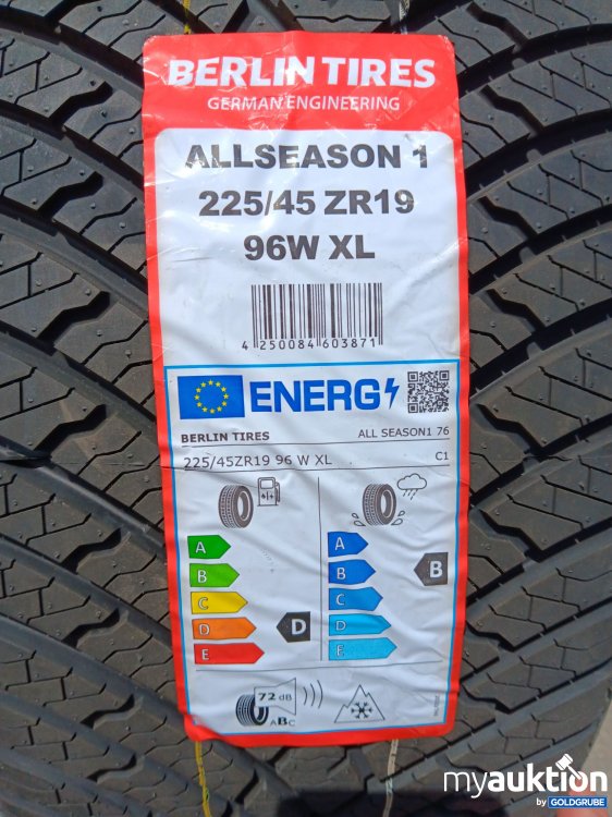 Artikel Nr. 440413: Berlin Tyres all Season 1 225/45 ZR19 96W XL