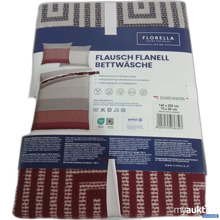 Artikel Nr. 445413: Florella Flausch Flanell Bettwäsche ca 140×200cm & 70×90cm